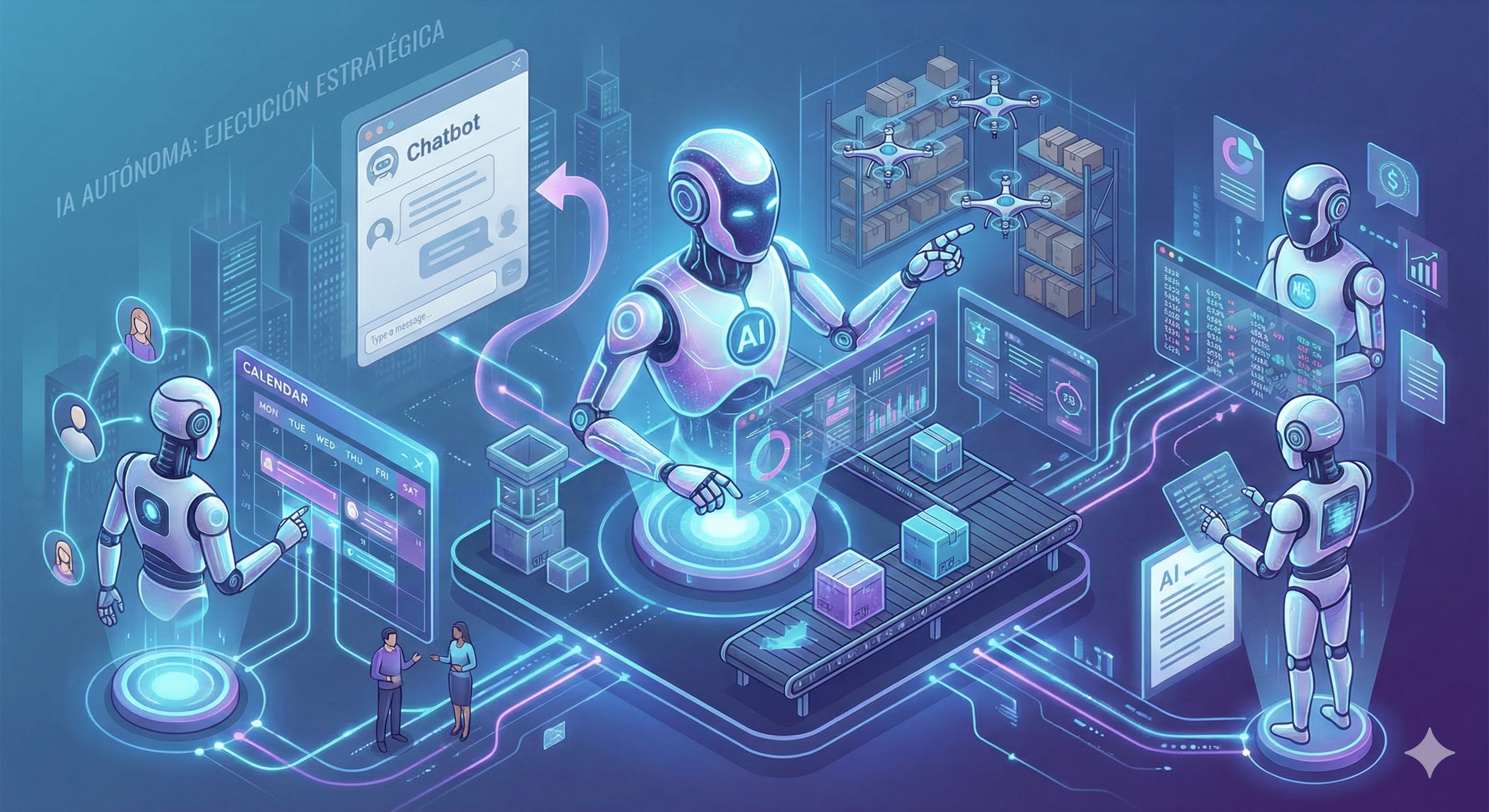 De la IA que responde a la IA que ejecuta: La era de los Agentes Autónomos